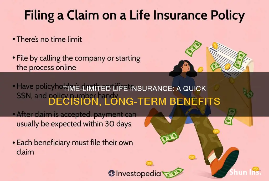 which life insurance involves a limited amount of time