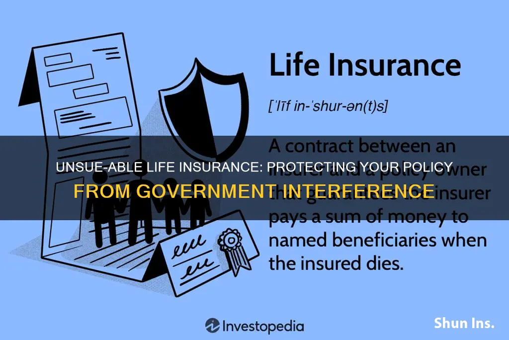 which life insurance is safe from government and sues