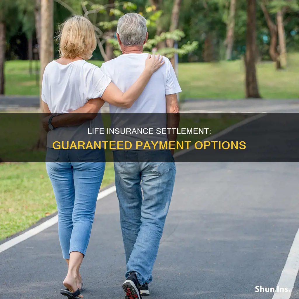 which life insurance settlement option guarantees payments