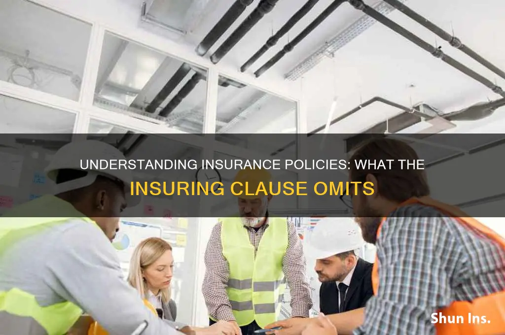 which of the following does the insuring clause not specify