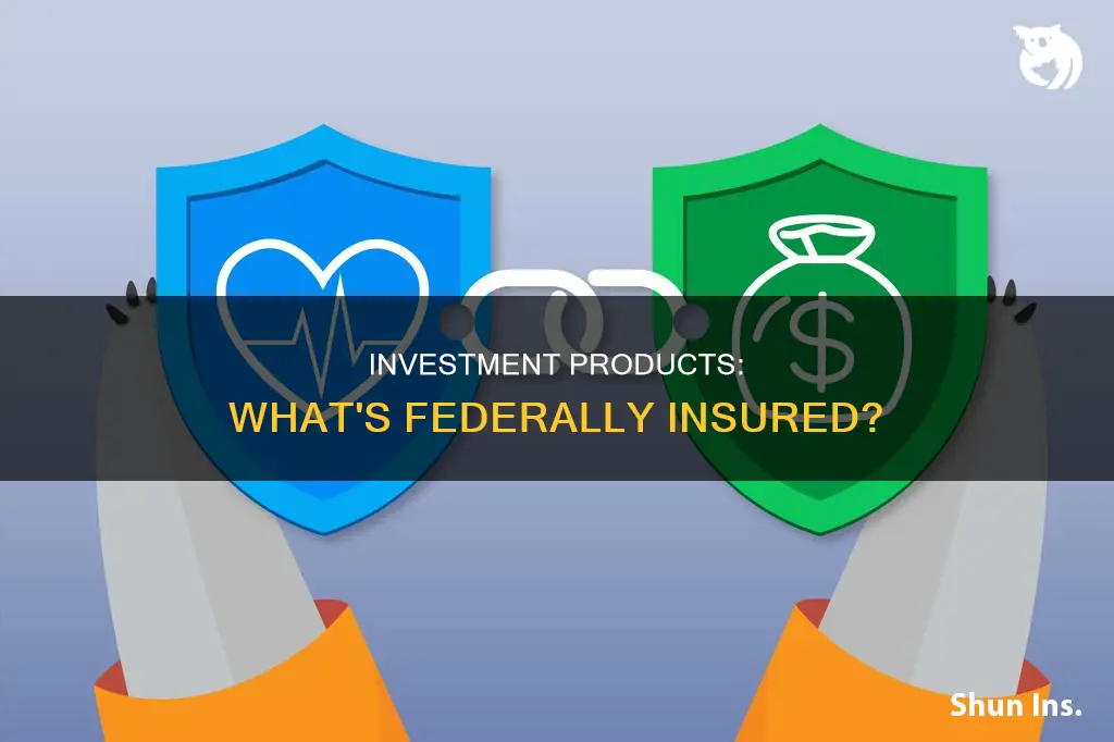 which of the following investment products is federally insured