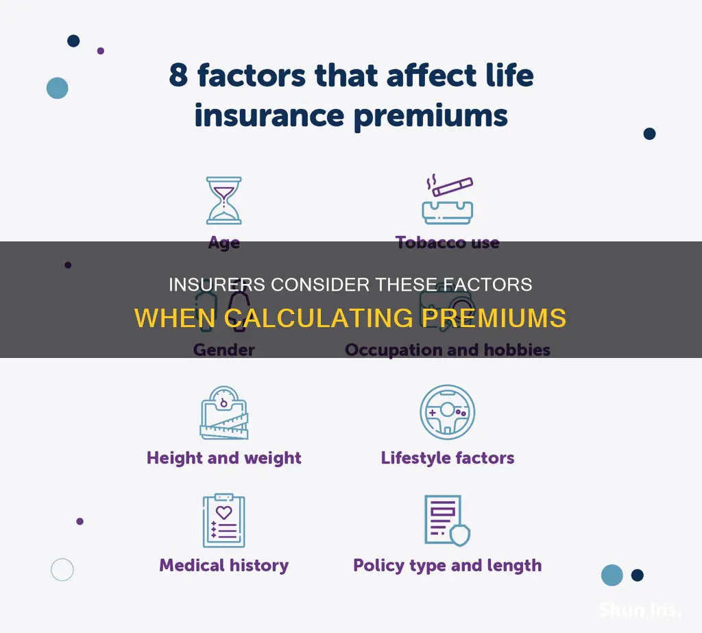 which of these factors would an insurer consider