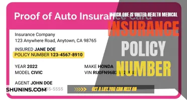United Health Medical: Finding Your Policy Number