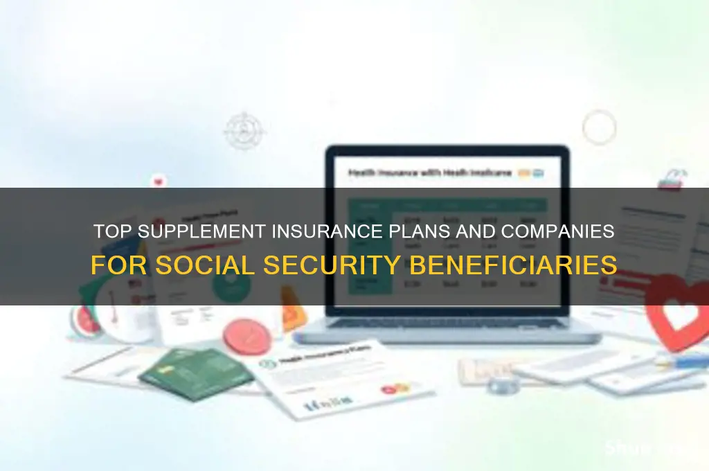which plans and companies for supplement insurance for ss