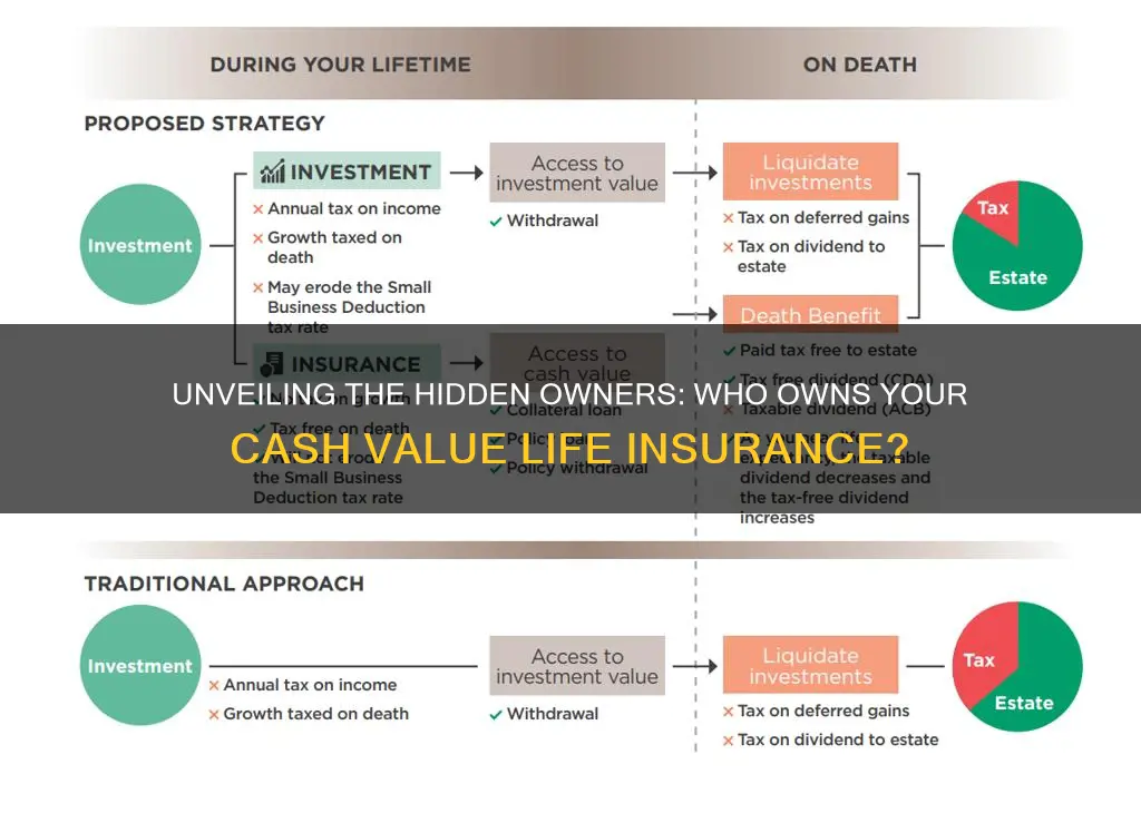 which public corporations own cash value life insurance