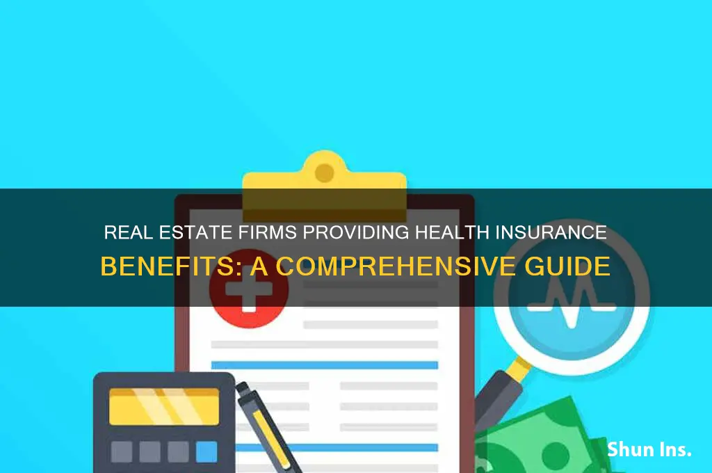 which real estate companies offer health insurance