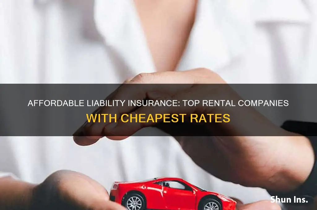 which rental companies have cheapest liability insurance