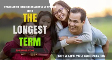 Top Senior Term Life Insurance Companies Offering Longest Coverage Terms