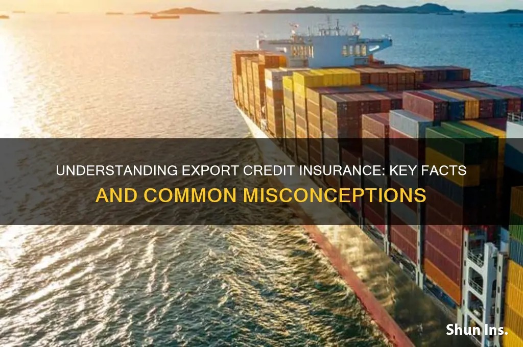 which statement is true of export credit insurance
