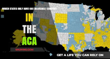 States with Limited ACA Options: Only One Insurance Provider Available