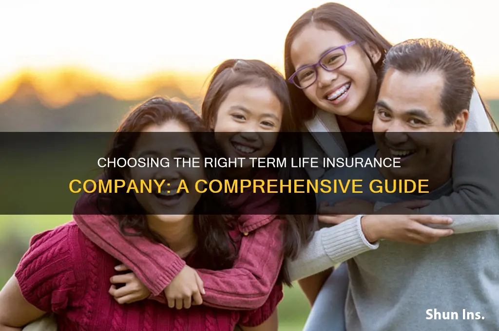 which term life insurance company to choose