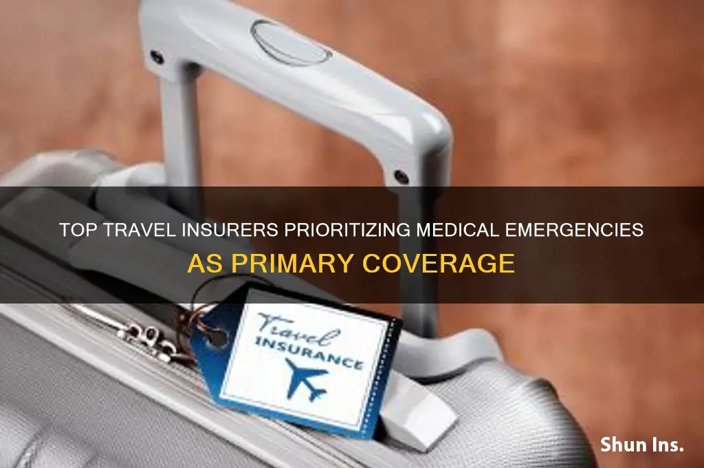 which travel insurance companies consider medial emergengy as primary