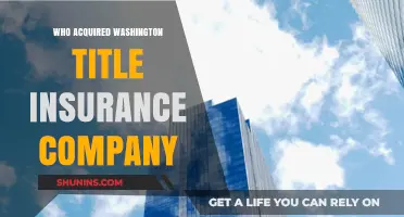 Who Acquired Washington Title Insurance Company? Unveiling the New Ownership