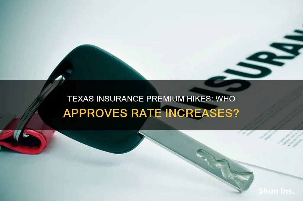 who allows insurance companies to increase premiums in texas