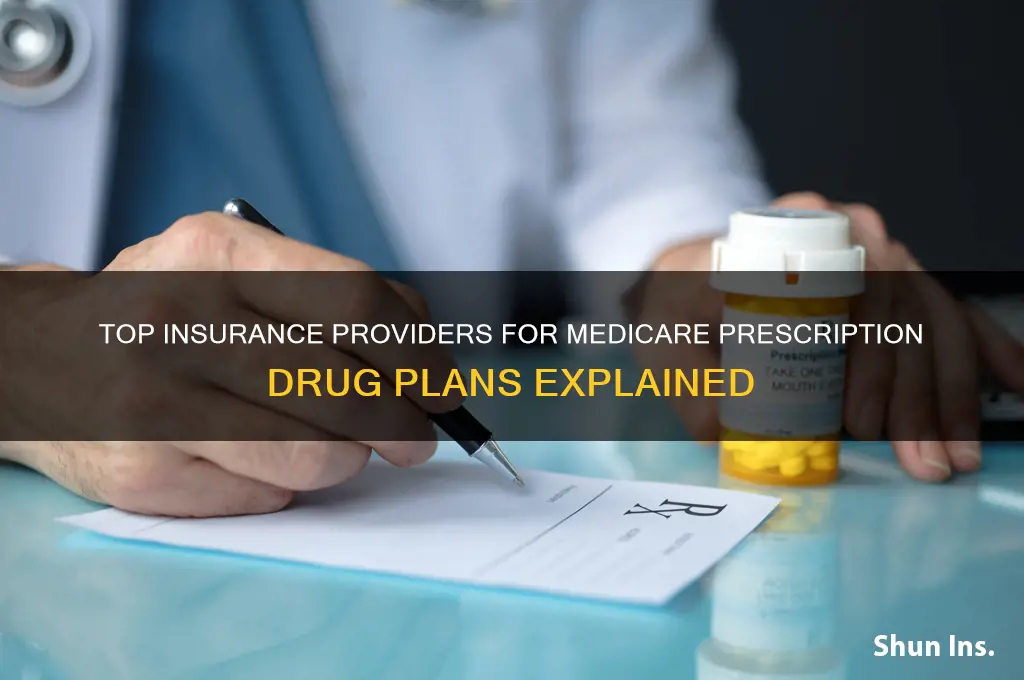 who are the insurance companies for medicare prescription drug plans