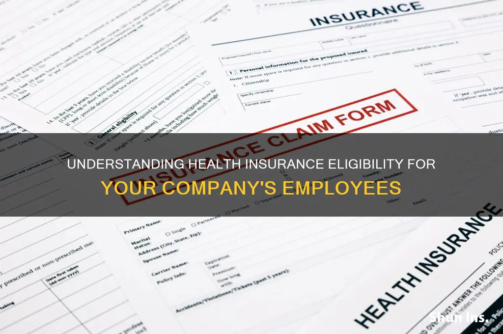 who at my company qualifies for health insurance