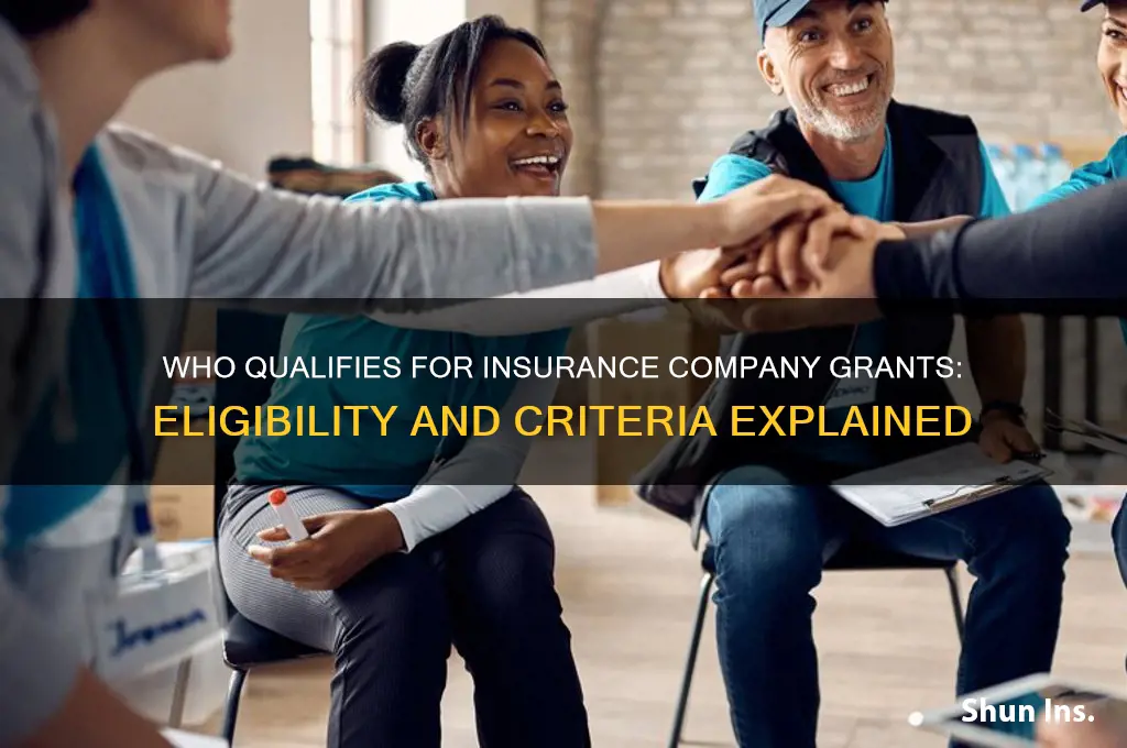 who can insurance company give grant to