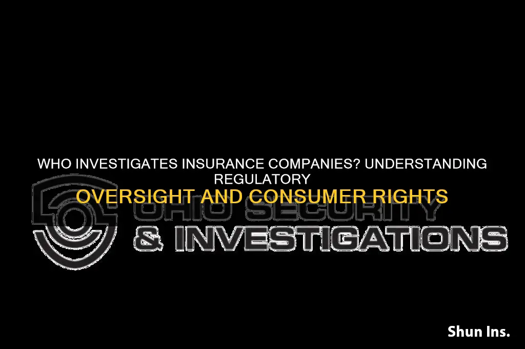 who can investigate an insurance company