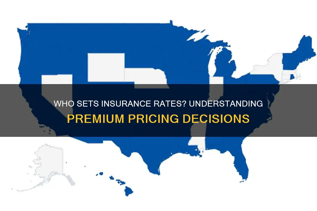 who decides what insurance companies can charge
