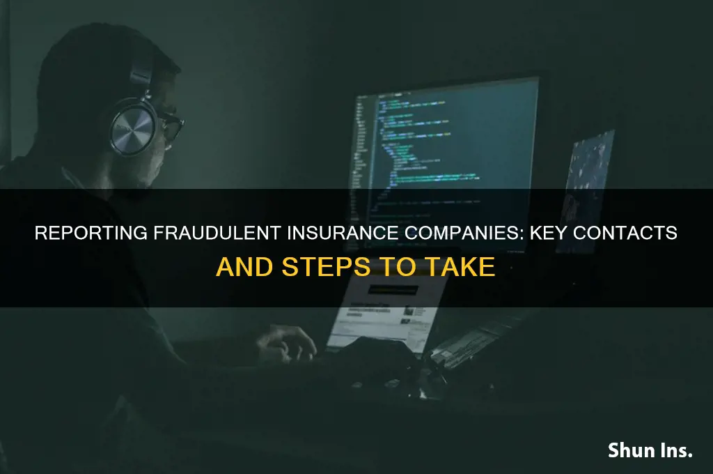 who do you contact about fraud insurance companies