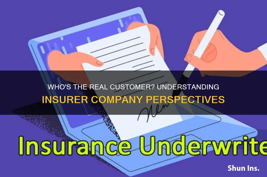 who does an insurer company consider the customer