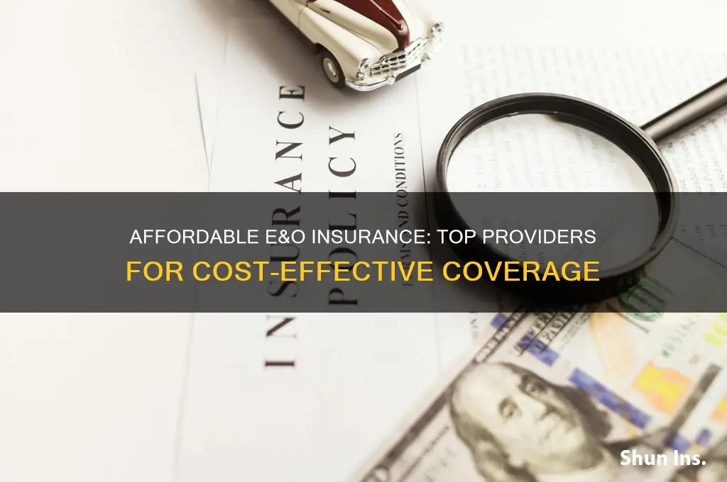 who has the cheapest e&o insurance
