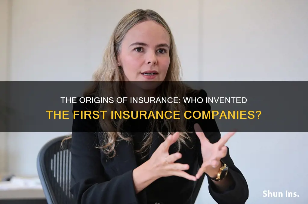 who invented insurance companies