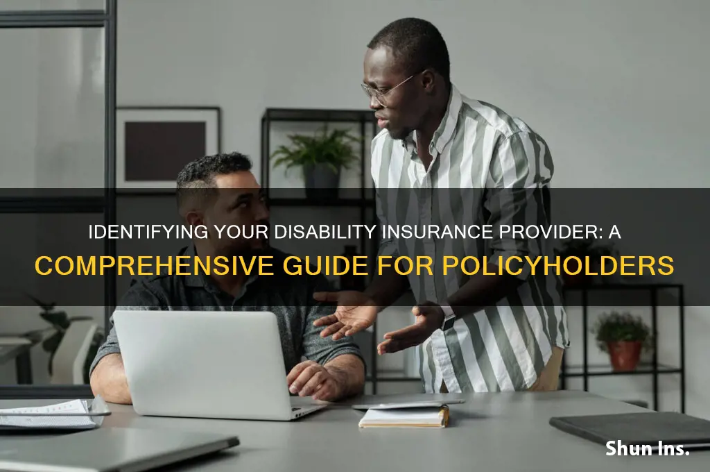 who is my disability insurance company