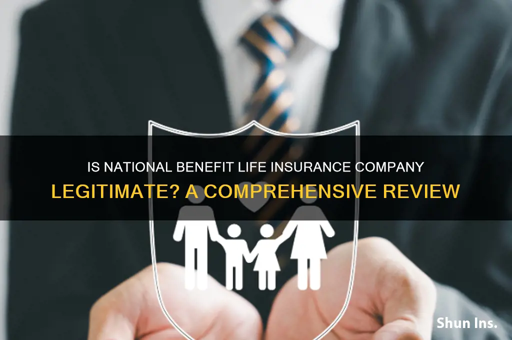 who is national benefit life insurance company legitimate