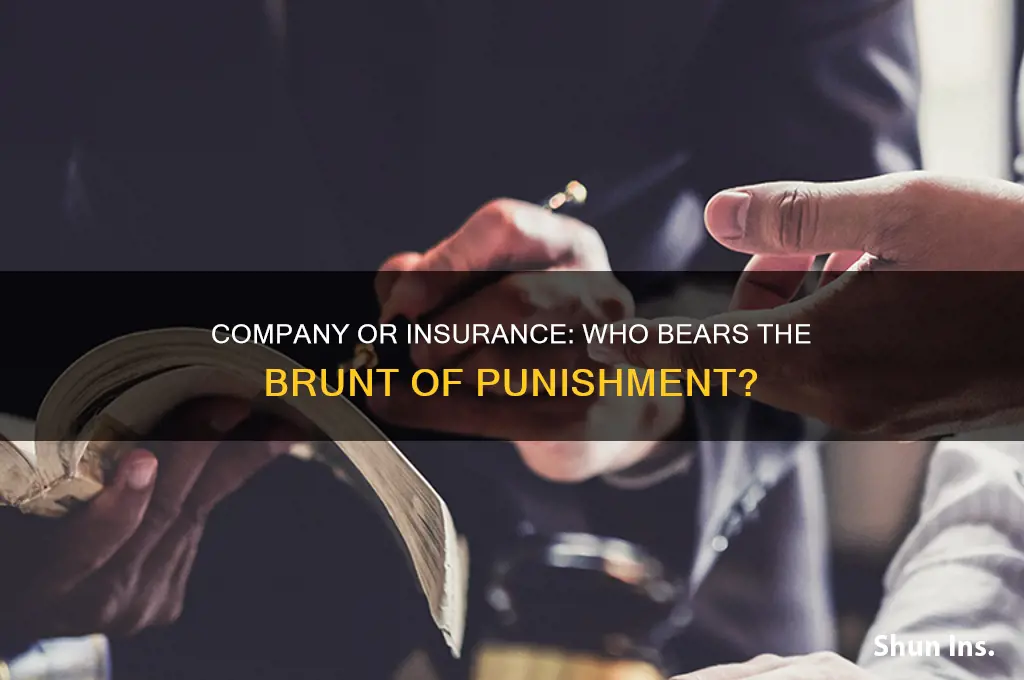 who is punished company or insurance
