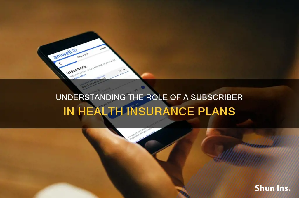 who is subscriber in health insurance