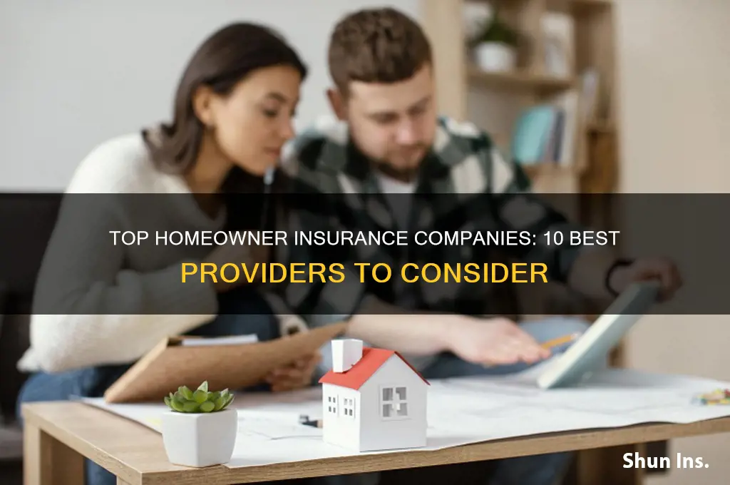 who is the top 10 best homeowner insurance companies