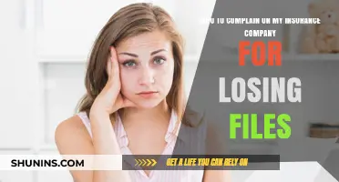 How to File a Complaint Against Your Insurance Company for Lost Files