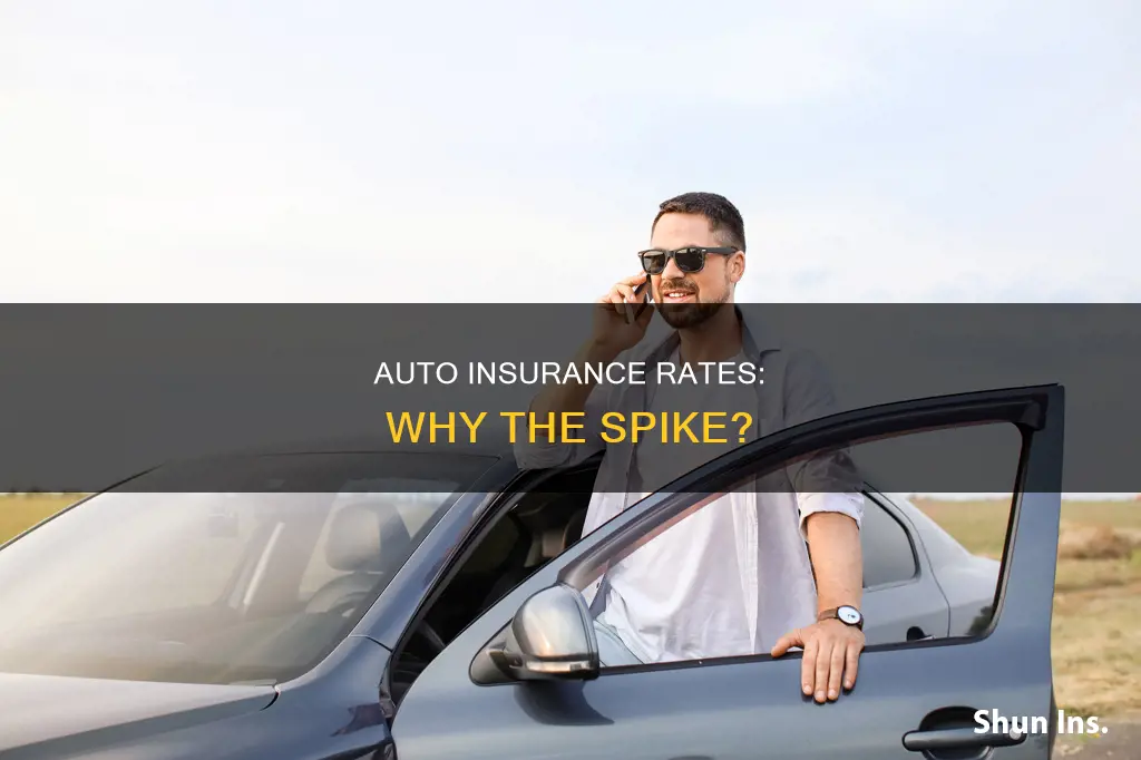 why are auto insurance rates increasing