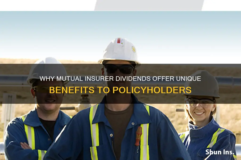 why are dividends from a mutual insurer