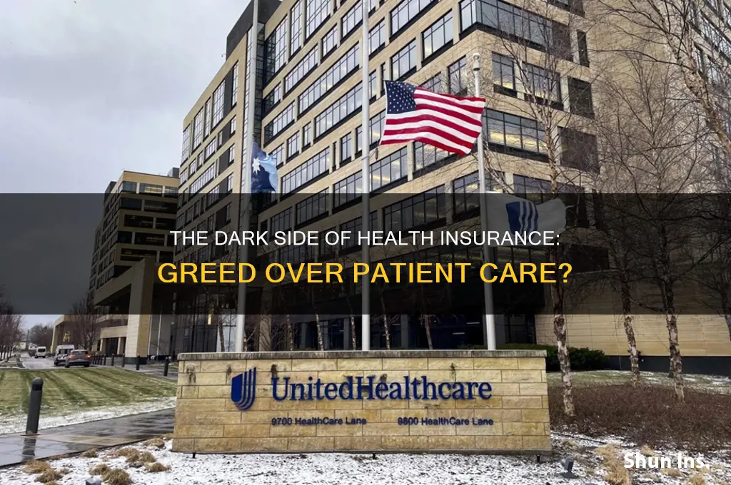 why are health insurance companies so greedy