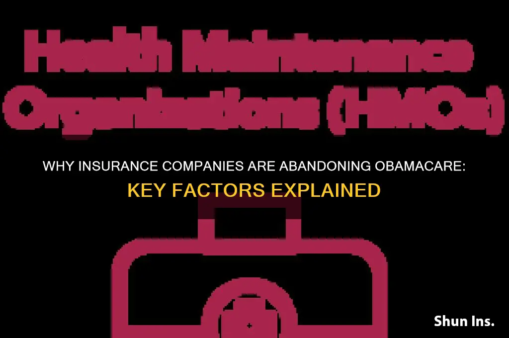 why are insurance companies pulling out of obamacare