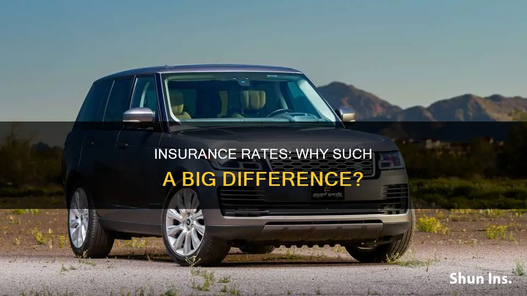 why are insurance rates so different