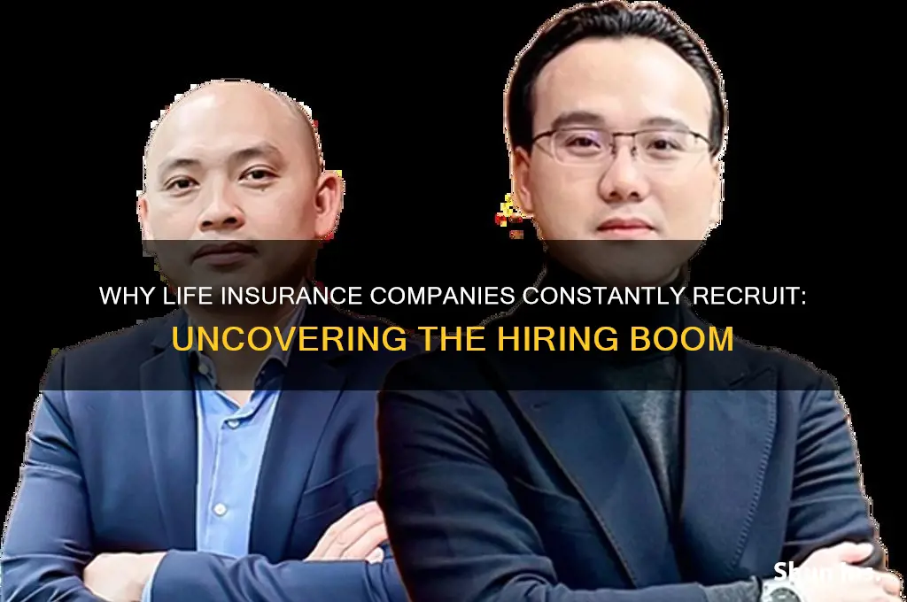 why are life insurance companies always hiring