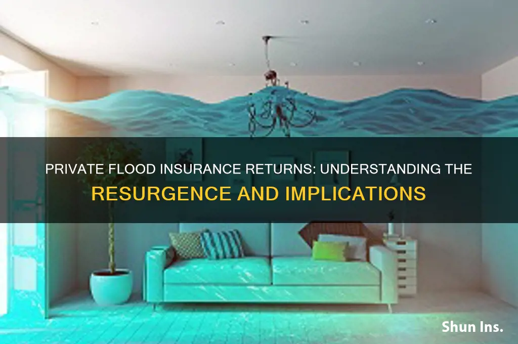 why are private insurance companies offering flood insurance again