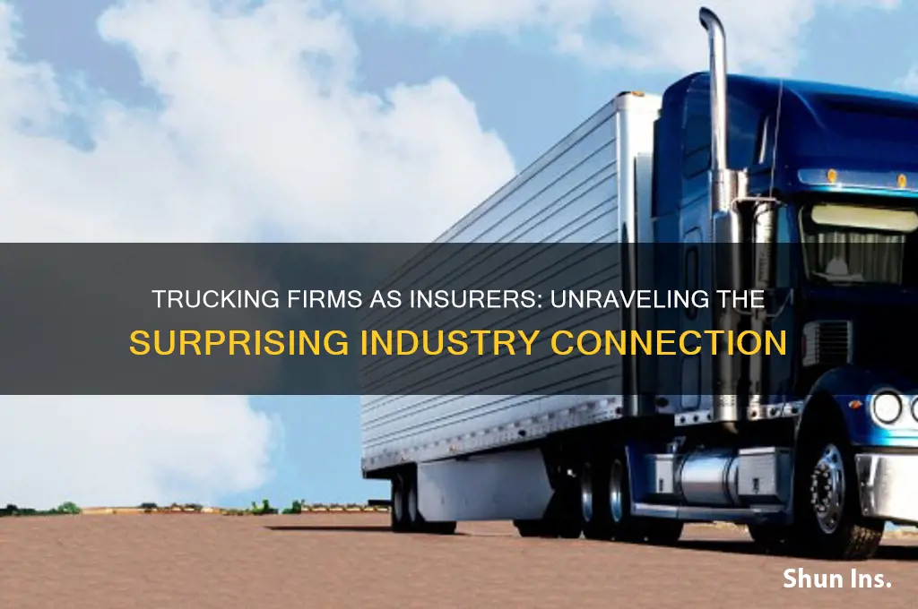 why are trucking companies considered insurance companies
