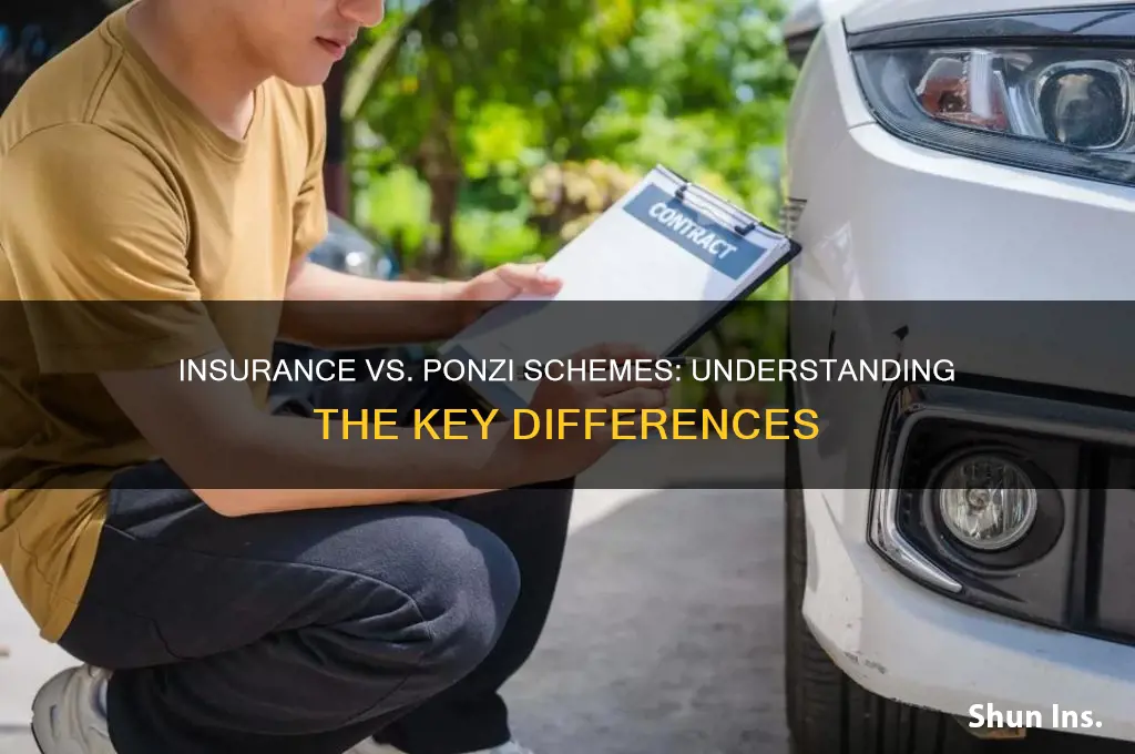 why arent insurance companies considered ponzi scheme