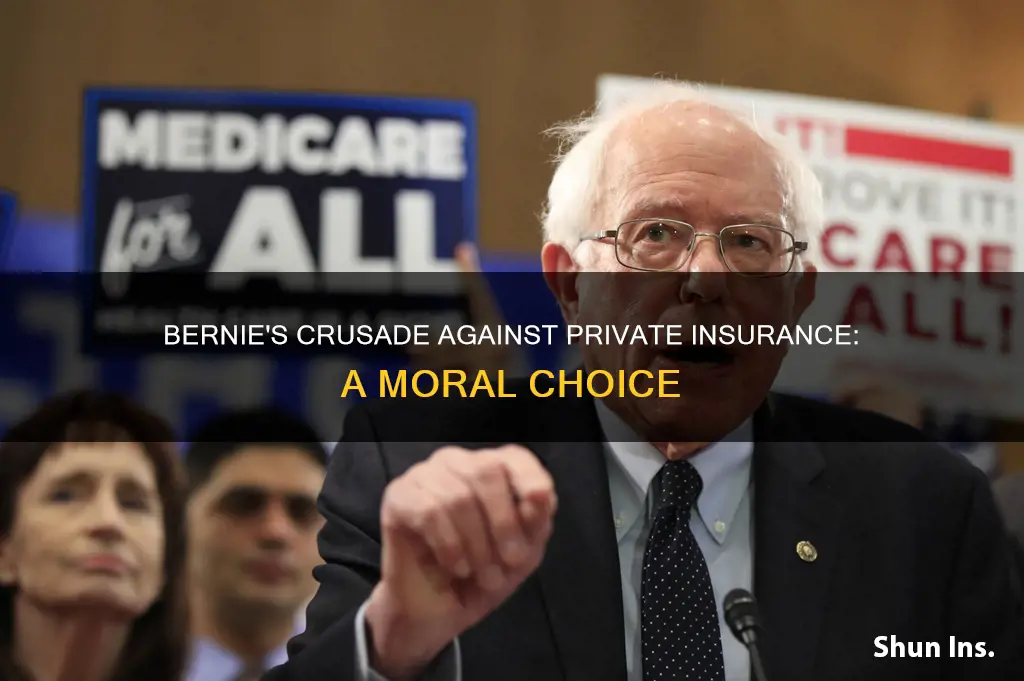 why bernie wants to abolish private insurance