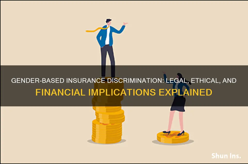 why can insurance companies discriminate based on gender