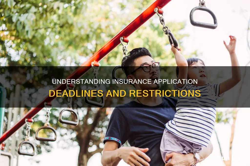 why cant I apply insurance after one month