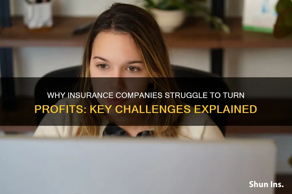 why cant insurance companies make money