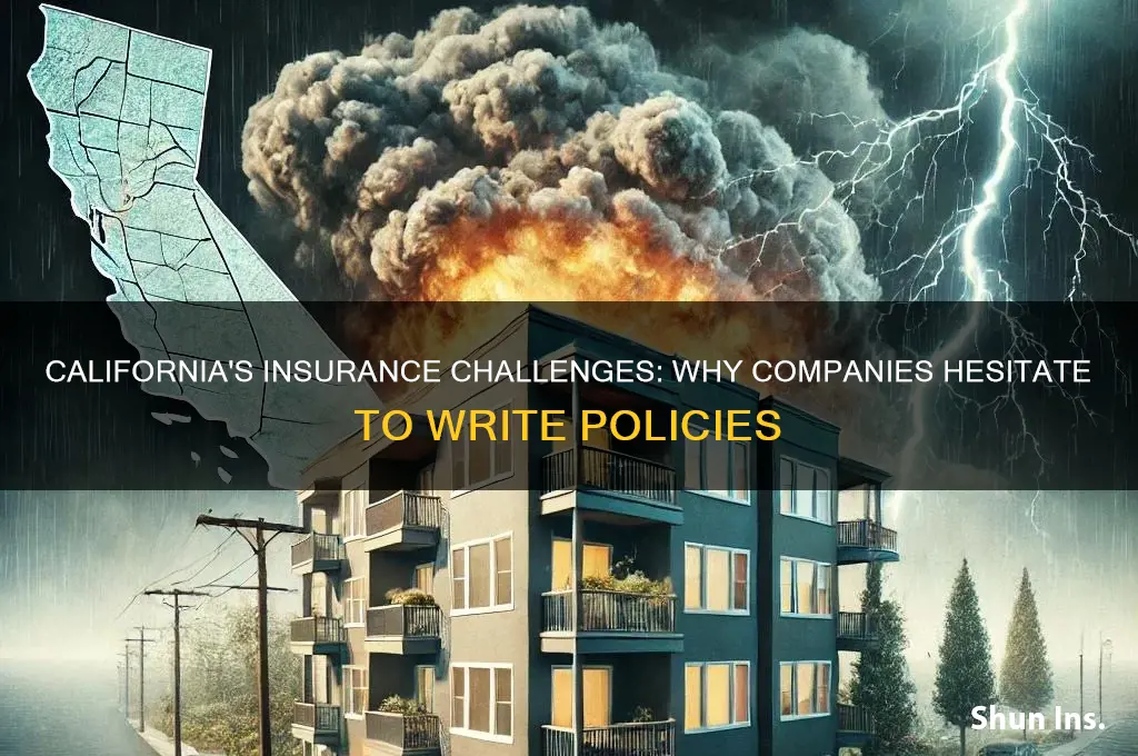 why do companies avoid writing insurance in california