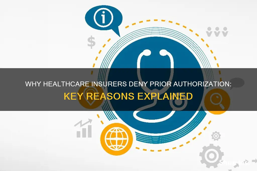 why do healthcare insurance companies deny prior authorization
