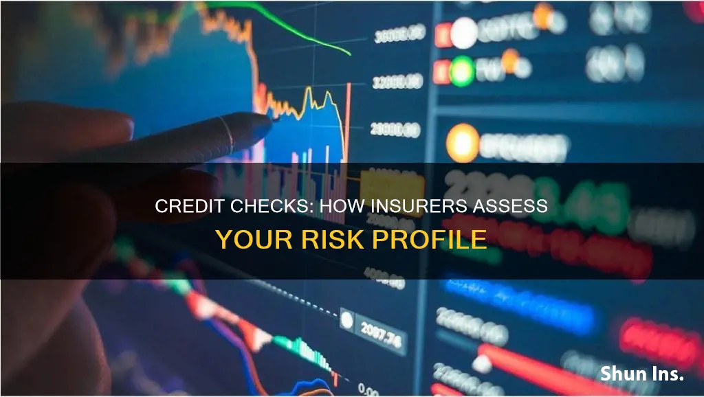 why do insurance co check your credit rating