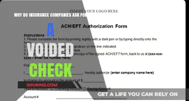 Why Insurance Companies Request Voided Checks: Understanding the Process